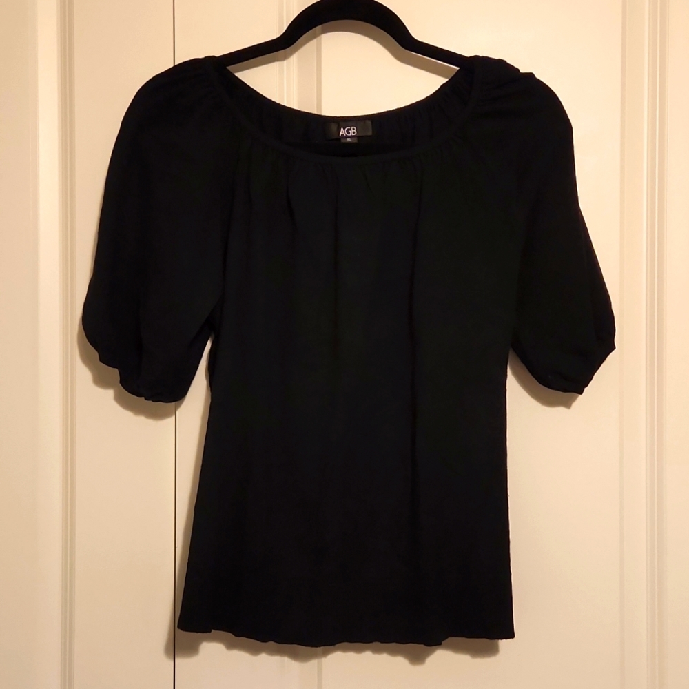 AGB Black Knit Sweater XL